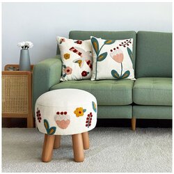 Aberto Design set taburea i jastuka 3 dela lovely lilly Cene