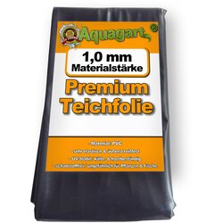Aquagart Podloga za ribnik PVC 10m x 2m 1,0mm črna obloga za vrtni ribnik, (22076506) Cene