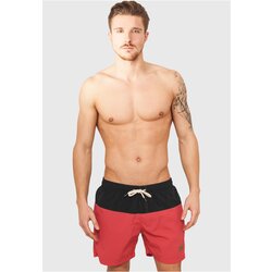 UC Men Block Swim Shorts blk/red Cene