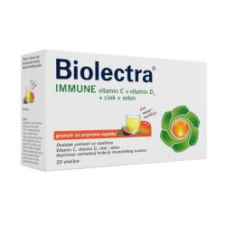 Hermes Biolectra Immun Vitamin C + Zn + Se +D3 Cene