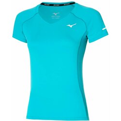 Mizuno Dámské tričko Sun Protect Tee Algiers Blue Cene