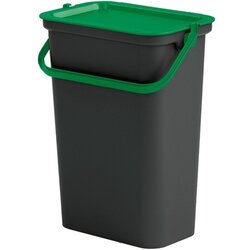 Tontarelli koš za smeti Moda, 10 L, črna/zelena Cene
