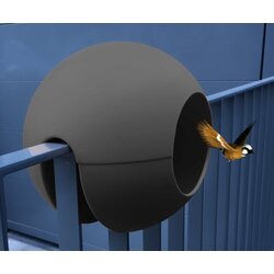 rephorm Hranilnik ptic za ograjo "Birdball" - Grafit (antracit) Cene