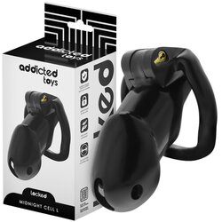 Addicted Toys Locked Kletka Za Penis Addicted Toys Midnight Cell (l) Cene