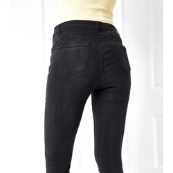 Gemre Grey women's push-up jeans Milaro Cene