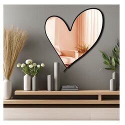 WALLXPERT dekorativno ogledalo Ozgl517 rose gold Cene