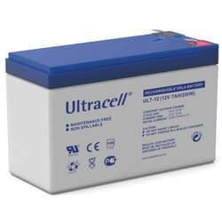 Akumulator 12V-7Ah VRLA Baterija UL7-12, 151×65×99mm, Klema F1, 4.8 mm Cene