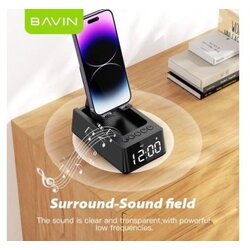 BAVIN bluetooth zvučnik/stalak crna Cene