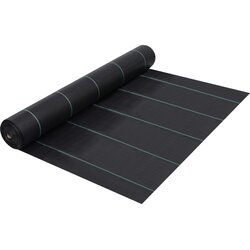 vidaXL Pokrov za suzbijanje korova i korijenja crni 2 x 150 m PP Cijene