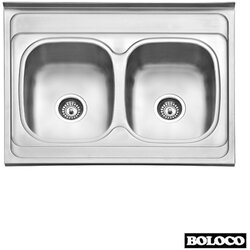 Boloco nasadna sudopera bl 835 inox ø60 80x60cm Cene