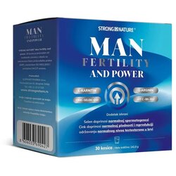 Strong Nature Dodatak ishrani Man fertility, 30 kesica Cene