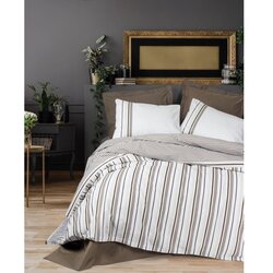 Swell brown brown ranforce super king quilt cover set (eu) (it) Cene