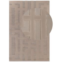 Elle Decoration Bež preproga 120x170 cm Perles Onyx – Cene