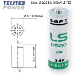 SAFT litijum primarni A 3.6V 3600mAh LS17500 ( 2084 ) Cene
