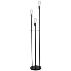 Modern Living Stoječa Svetilka Molly, Črna, 140 Cm, 3 X 24 W Cene