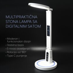 JWD led lampa stona bela Cene