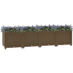 vidaXL povišena gredica 160 x 40 x 38 cm od polipropilena Cijene