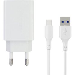 Konfulon joko JK77 kućni punjač sa usb-c kablom 2.4A, beli Cene