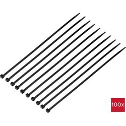 TRU COMPONENTS VEZICA 4.8X300 100 KOM CRNA Cene