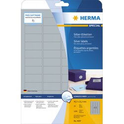 Herma etikete 45,7X21,2 A4/48 1/25 srebrna ( 02H4097 ) Cene