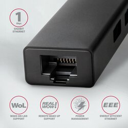 Axagon hub 3XUSB 3.2+GIGA lan 20 Cene