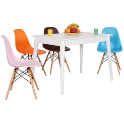  MMS-504-DD-2 white dining table Cene