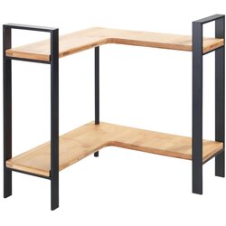 Wenko 53028100 - Polica LOU 30x33 cm crna/smeđa Cene