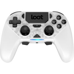 LOOT bežični gaming kontroler za PS4, Switch, PC i mobitel - White Cene