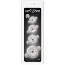 New Sensations Novelties Komplet Erekcijskih ObroČkov Renegade Vitality Clear Cene