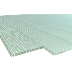 PANEL z votlo komoro (250 cm x 20 cm x 16 mm, Polikarbonat, Stekleno zelena) Cene