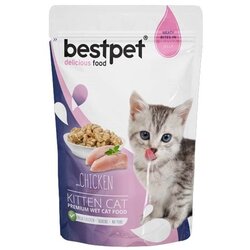 BESTPET sosić od komadića piletine u želeu za mačiće 85g Cene