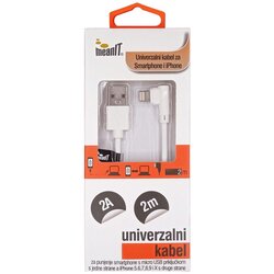 Meanit usb kabl za smartphone i iphone, flip, 1A - kabel za smartphone/iphone Cene