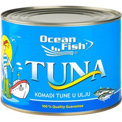 OCEAN FISH Komadi tune u ulju, 1.7kg Cene