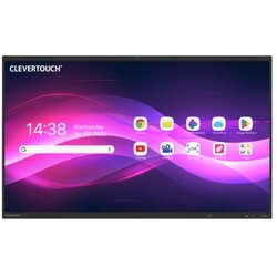 CleverTouch 65” IMPACT Lux Black Interactive Display Cene