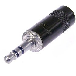 Neutrik 3,5-milimetrski stereo priključek 1/4“ 3-polni vtičnik s kratkim kovinskim ročajem, Črna, (5000218645) Cene
