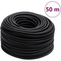 vidaXL Hibridna zračna cev črna 50 m guma in PVC Cene