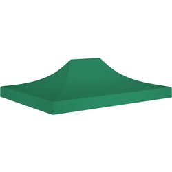 vidaXL Krov za šator za zabave 4 x 3 m zeleni 270 g/m² Cijene