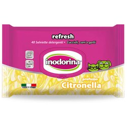 Inodorina Refresh Lemongrass čistilni robčki, 40 kos Cene