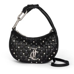 Juicy Couture Ženska torbica Alyssa sa perlicama, Crna Cene
