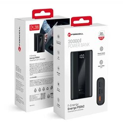 Powerbank Forcell F-Energy Energo P20K2 QC3.0 PD 3A 22.5W 20000 mAh crna Cene