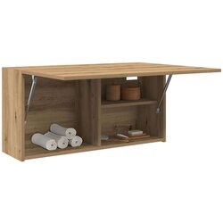 vidaXL Kupaonski zidni ormarić Artisan hrast 80x25x40 cm izrađeno drvo Cijene