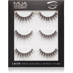 MUA Makeup Academy Lashes Natural Effect umjetne trepavice #100 3 par Cijene