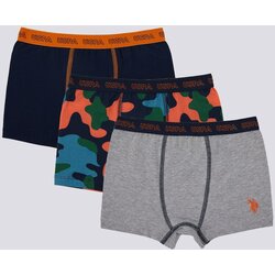 U.S. Polo Assn. set bokserica za dečake US1373, 3 komada, teget Cene
