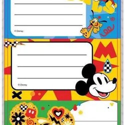 Officecom Must naljepnice za bilježnice Mickey 20kom Cene