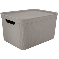 Rotho Plastična škatla za shranjevanje s pokrovom Deco - Rotho Cene