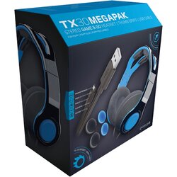Gioteck TX-30 Megapack žične stereo slušalke modro-črne barve za PS4 & PS5 & Xbox One & Xbox Series Cene