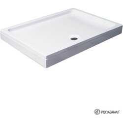 Polyagram tuš kada sa oblogom i postoljem pluton 110x80x17cm Cene
