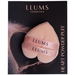 LLUMS powder puff sundjer za lice u obliku srca 2 komada Cene