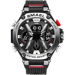 SMAEL Ura PE-29445 - Črna / Srebrna Cene