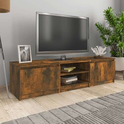 TV ormarić dimljeni hrast 140 x 40 x 35 5 cm konstruirano drvo Cijene